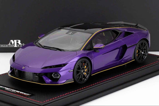 MR Models 2024 Lamborghini Temerario Alleggerita Package Viola Pasifae (Purple) WITH DISPLAY 1:18 Cartsfy Inc.