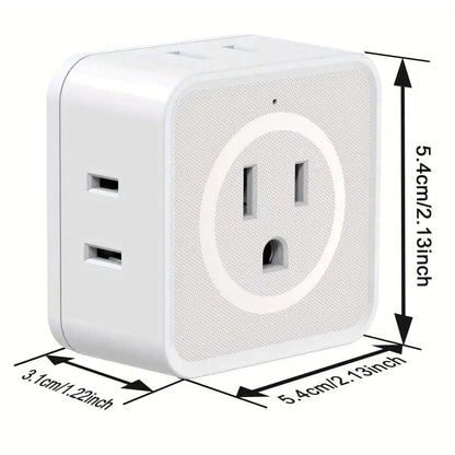 Multi-Function Socket Adapter – Five-Way Wall Extension DailySale Default Title Default Title-
