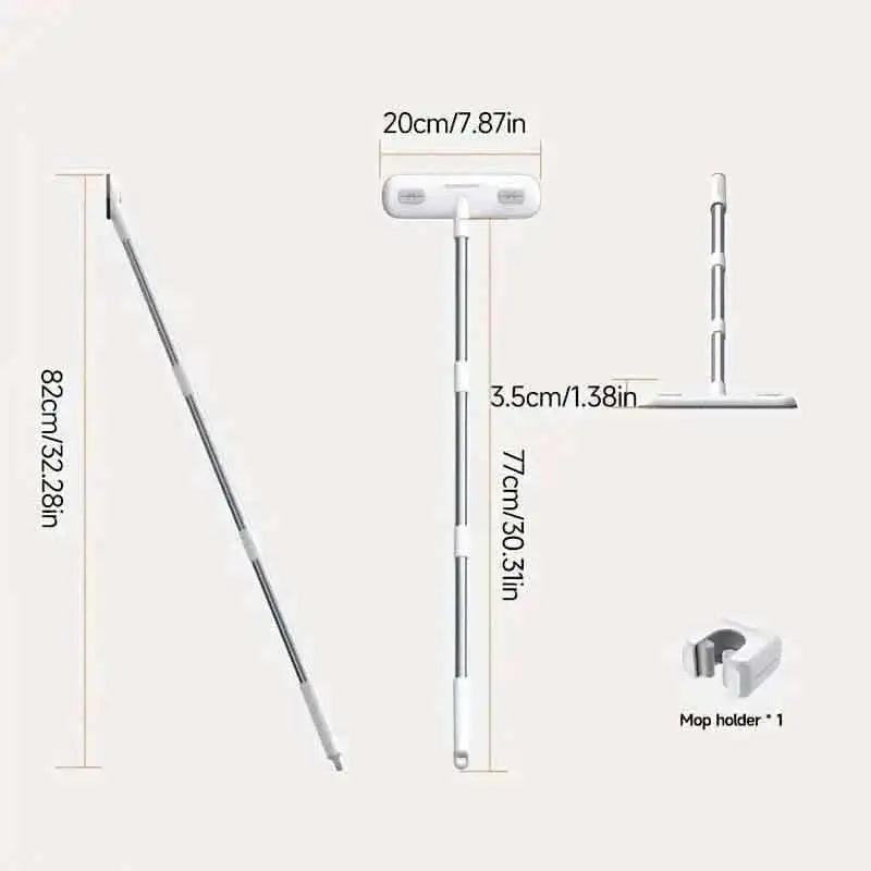 Extendable cleaning brush kit with metal pole segments and storage holder