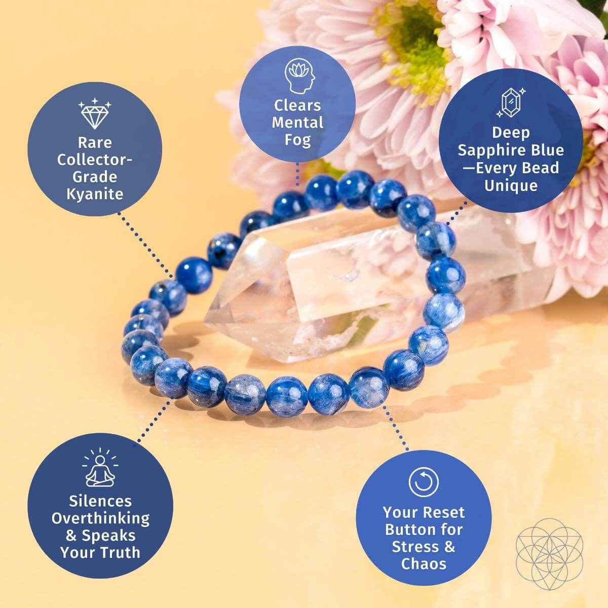 My Truth, My Power – Rare Kyanite Bracelet Cartsfy Inc.