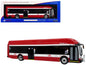 New Flyer Xcelsior Transit Bus Bank "TTC - Toronto Transit Commission" Red and White "The Bus & Motorcoach Collection" Limited Edition to 504 Pieces Worldwide 1/43 Model by Iconic Replicas Cartsfy Inc.