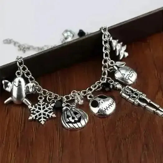 Nightmare Before Christmas Jack Skellington Sally Gothic Bracelet DailySale Style 1 Style 2 Style 1-Style 2-