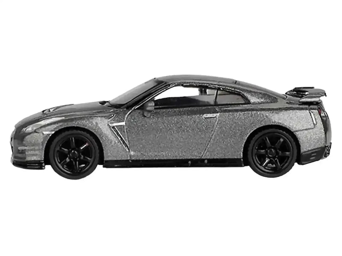 Nissan GT-R Nismo R35 CRS Version RHD (Right Hand Drive) Dark Metal Gray Metallic Limited Edition 1/64 Diecast Model Car by Mini GT Cartsfy Inc.