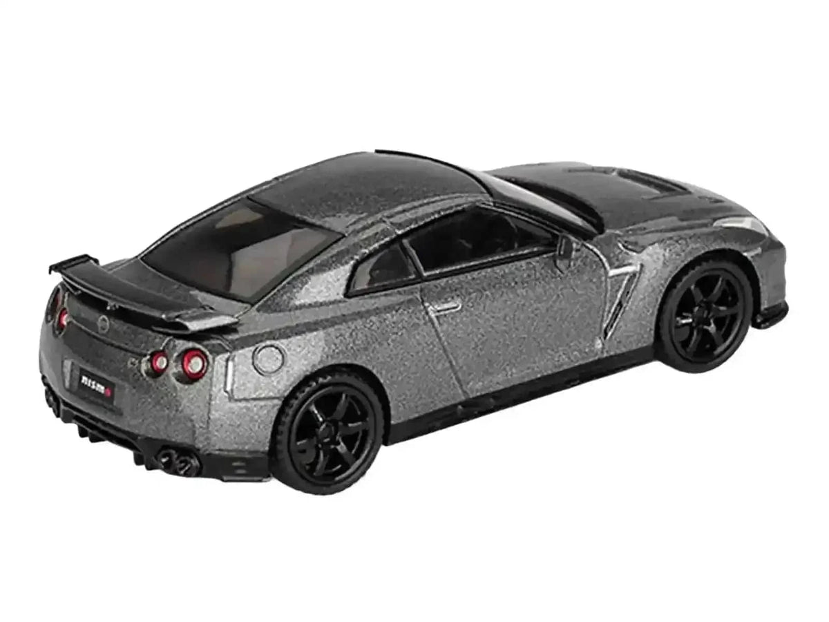 Nissan GT-R Nismo R35 CRS Version RHD (Right Hand Drive) Dark Metal Gray Metallic Limited Edition 1/64 Diecast Model Car by Mini GT Cartsfy Inc.