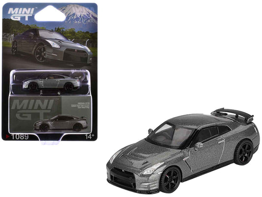 Nissan GT-R Nismo R35 CRS Version RHD (Right Hand Drive) Dark Metal Gray Metallic Limited Edition 1/64 Diecast Model Car by Mini GT Cartsfy Inc.