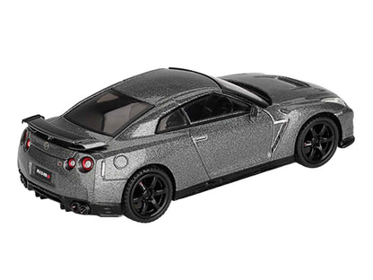 Nissan GT-R Nismo R35 CRS Version RHD (Right Hand Drive) Dark Metal Gray Metallic Limited Edition 1/64 Diecast Model Car by Mini GT Cartsfy Inc.