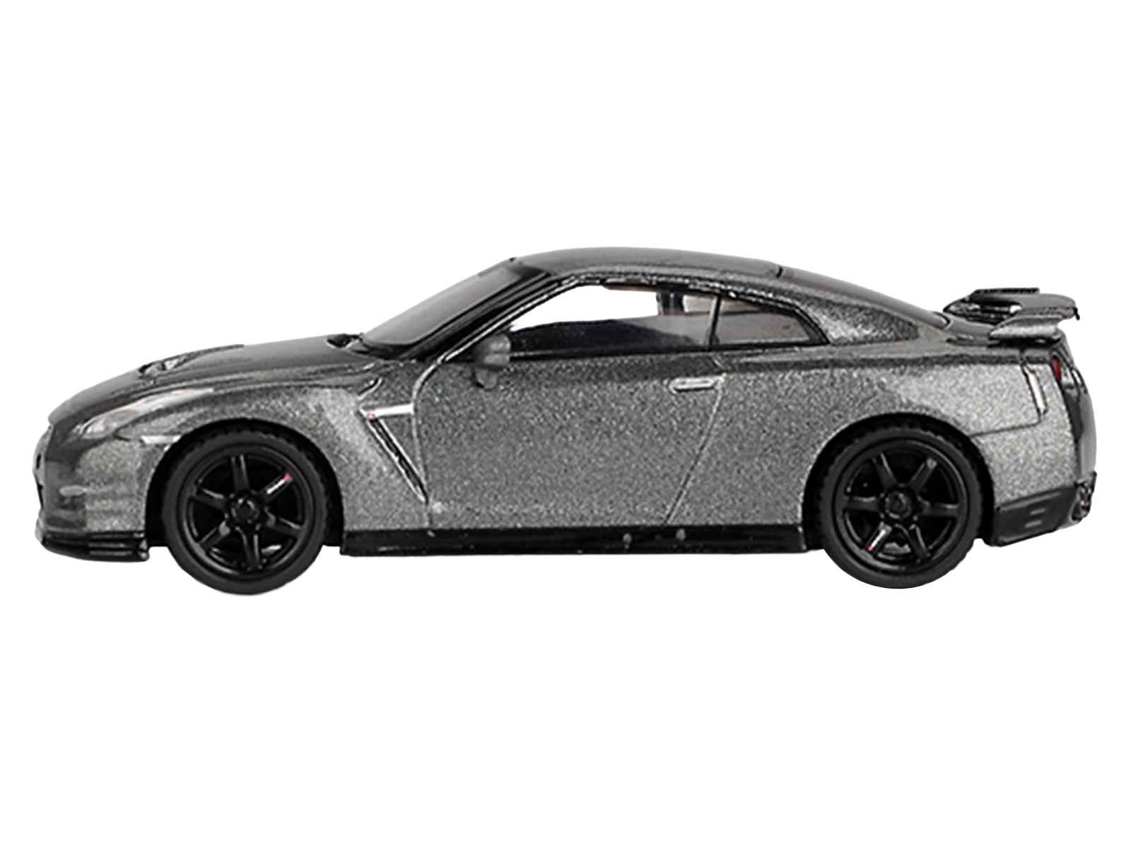 Nissan GT-R Nismo R35 CRS Version RHD (Right Hand Drive) Dark Metal Gray Metallic Limited Edition 1/64 Diecast Model Car by Mini GT Cartsfy Inc.