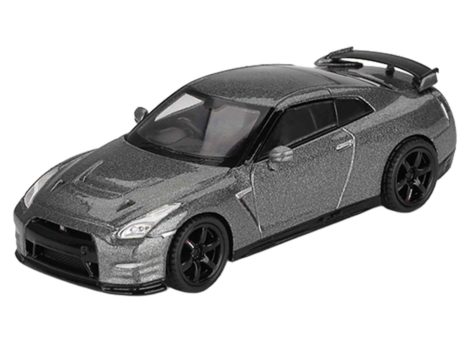 Nissan GT-R Nismo R35 CRS Version RHD (Right Hand Drive) Dark Metal Gray Metallic Limited Edition 1/64 Diecast Model Car by Mini GT Cartsfy Inc.
