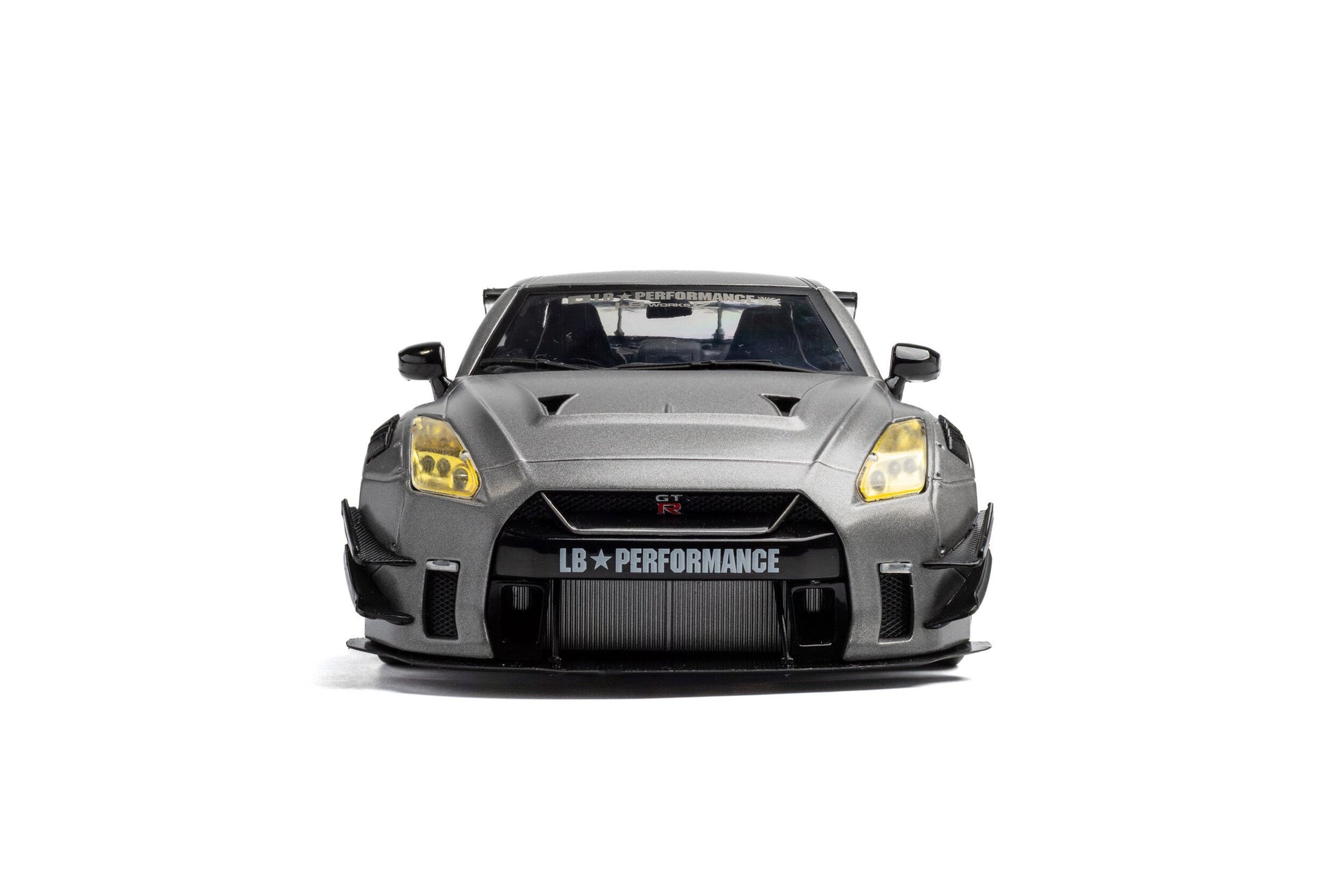 Solido 2023 Nissan GT-R (R35) W/ Liberty Walk Body Kit 2.0 Silver 1:18