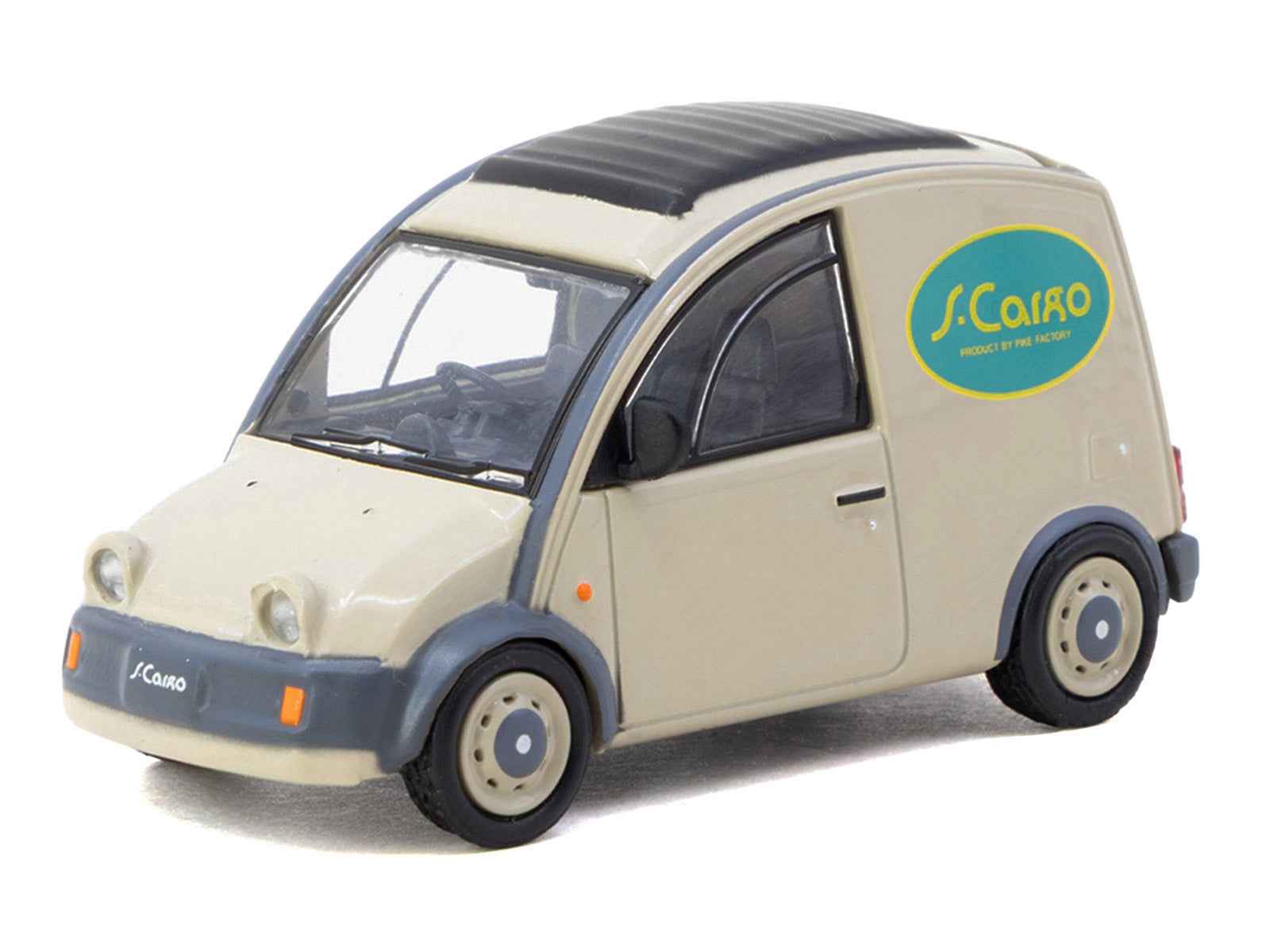 Nissan S-Cargo Van RHD (Right Hand Drive) "Presentation" Beige with Tarmac Cards "Global64" Series 1/64 Diecast Model Car by Tarmac Works Cartsfy Inc.