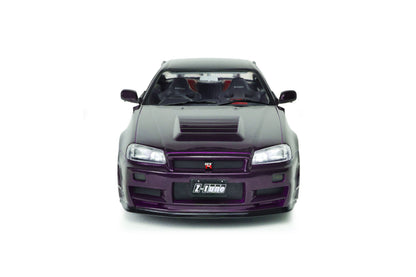 Solido 1999 Nissan Skyline GT-R (R34) Z-tune Midnight Purple 1:18
