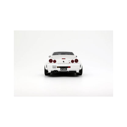 Otto 2019 Nissan Skyline GT-R R34 KRC Body Kit Pearl White QX1 1:18