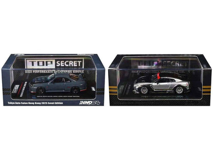 Nissan Top Secret "Tokyo Auto Salon Hong Kong 2025 Event Edition" Set of 2 Pieces 1/64 Diecast Model Car by Inno Models Miniature Motors Default Title Default Title-