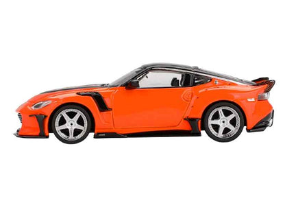 Nissan Z VeilSide FFZ400 Orange with Black Top Limited Edition 1/64 Diecast Model Car by Mini GT Miniature Motors Default Title Default Title-