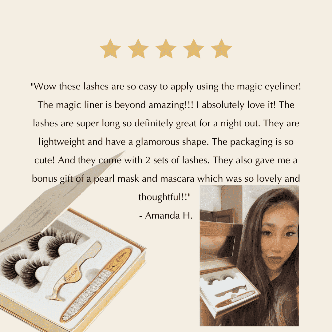 No-Glue Lash Kit – Waterproof Liner, Reusable Lashes & Vegan Formula Cartsfy Inc.