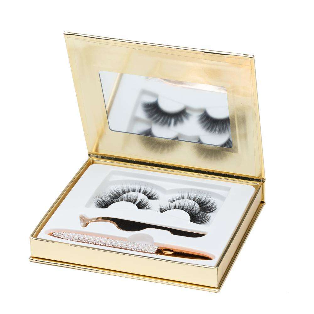 No-Glue Lash Kit – Waterproof Liner, Reusable Lashes & Vegan Formula Cartsfy Inc.