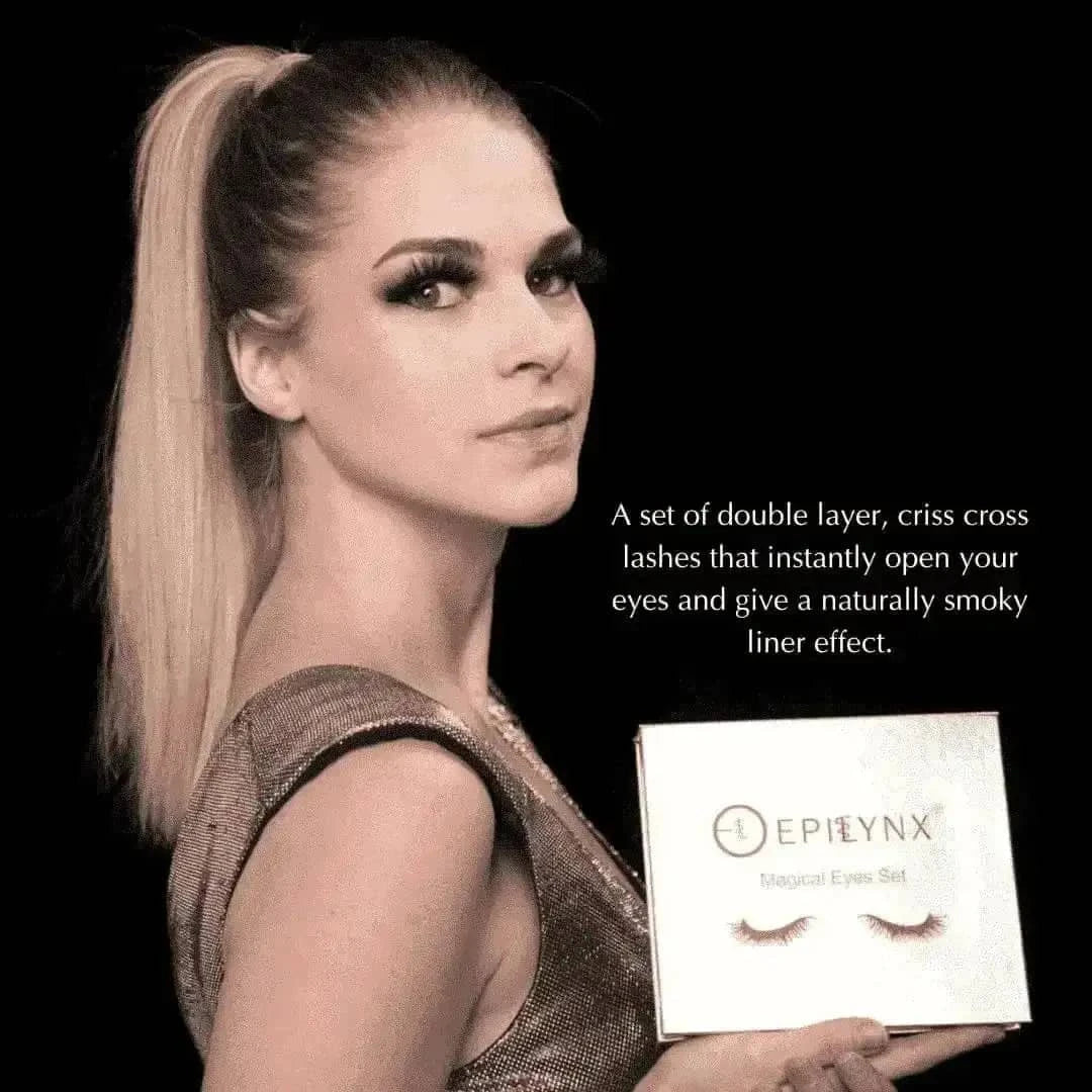 No-Glue Lash Kit – Waterproof Liner, Reusable Lashes & Vegan Formula Cartsfy Inc.