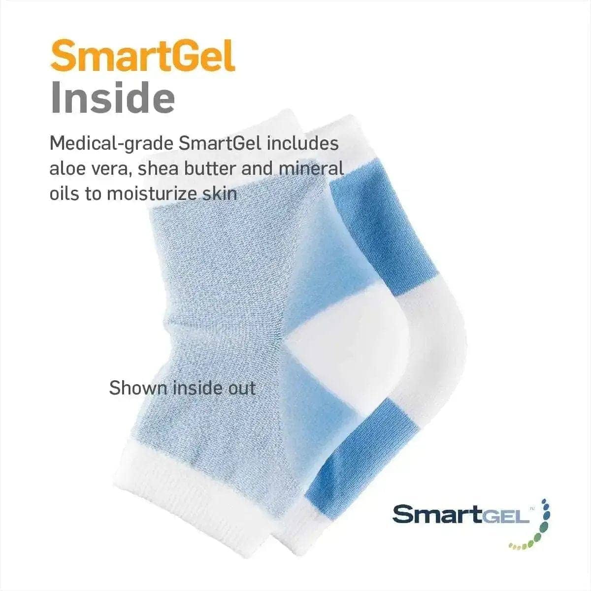 Non-Vented Moisturizing Heel Sleeves NatraCure Single Pack 2 Pack Single Pack-2 Pack-