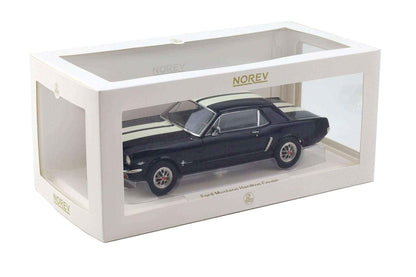 Norev 1965 Ford Mustang Hardtop Coupe Nightmist Blue Metallic 1:18 STM Diecast Default Title Default Title-