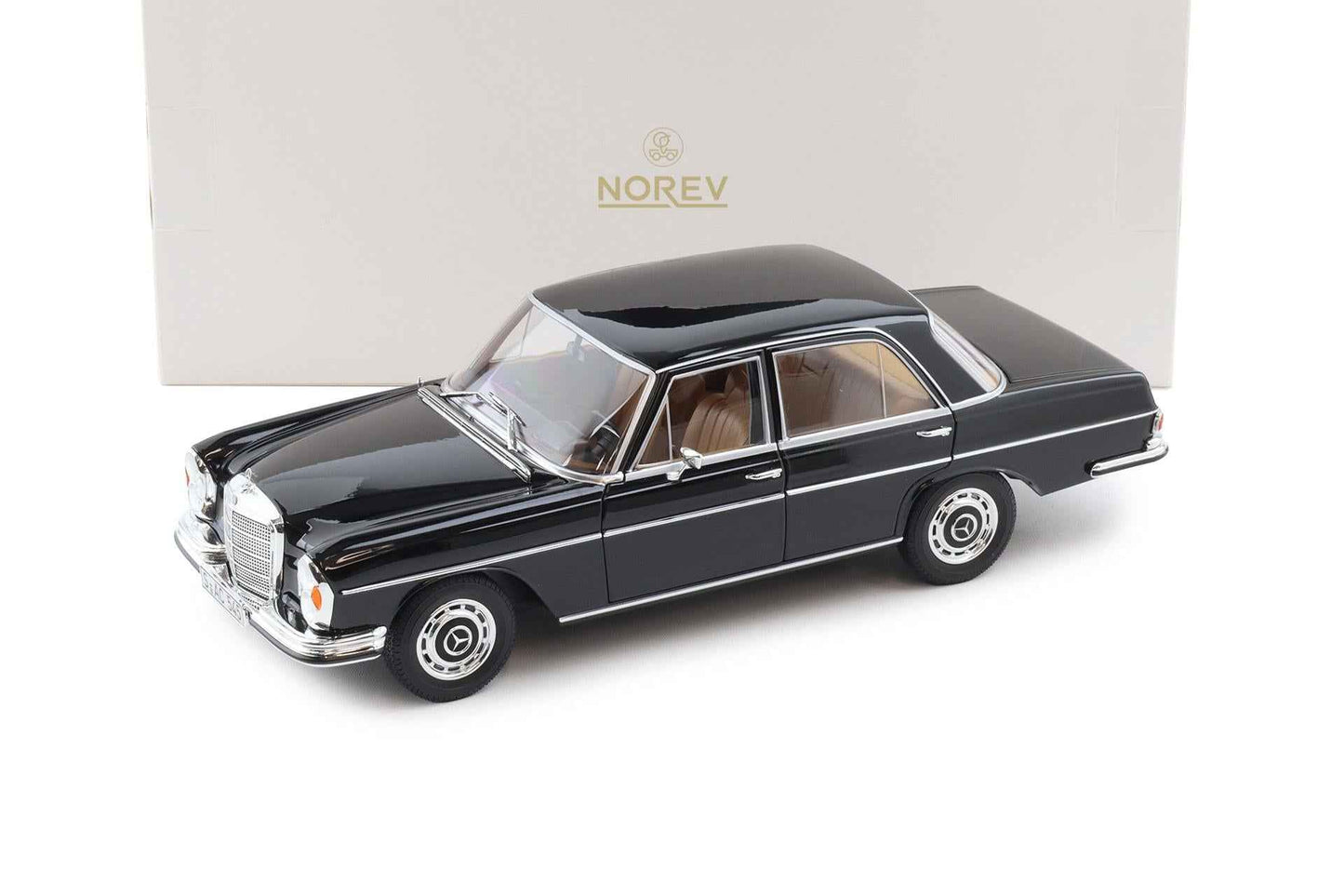 Norev 1968 Mercedes-Benz 280 SE W108 Black 1:18 Cartsfy Inc.