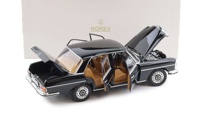 Norev 1968 Mercedes-Benz 280 SE W108 Black 1:18 Cartsfy Inc.