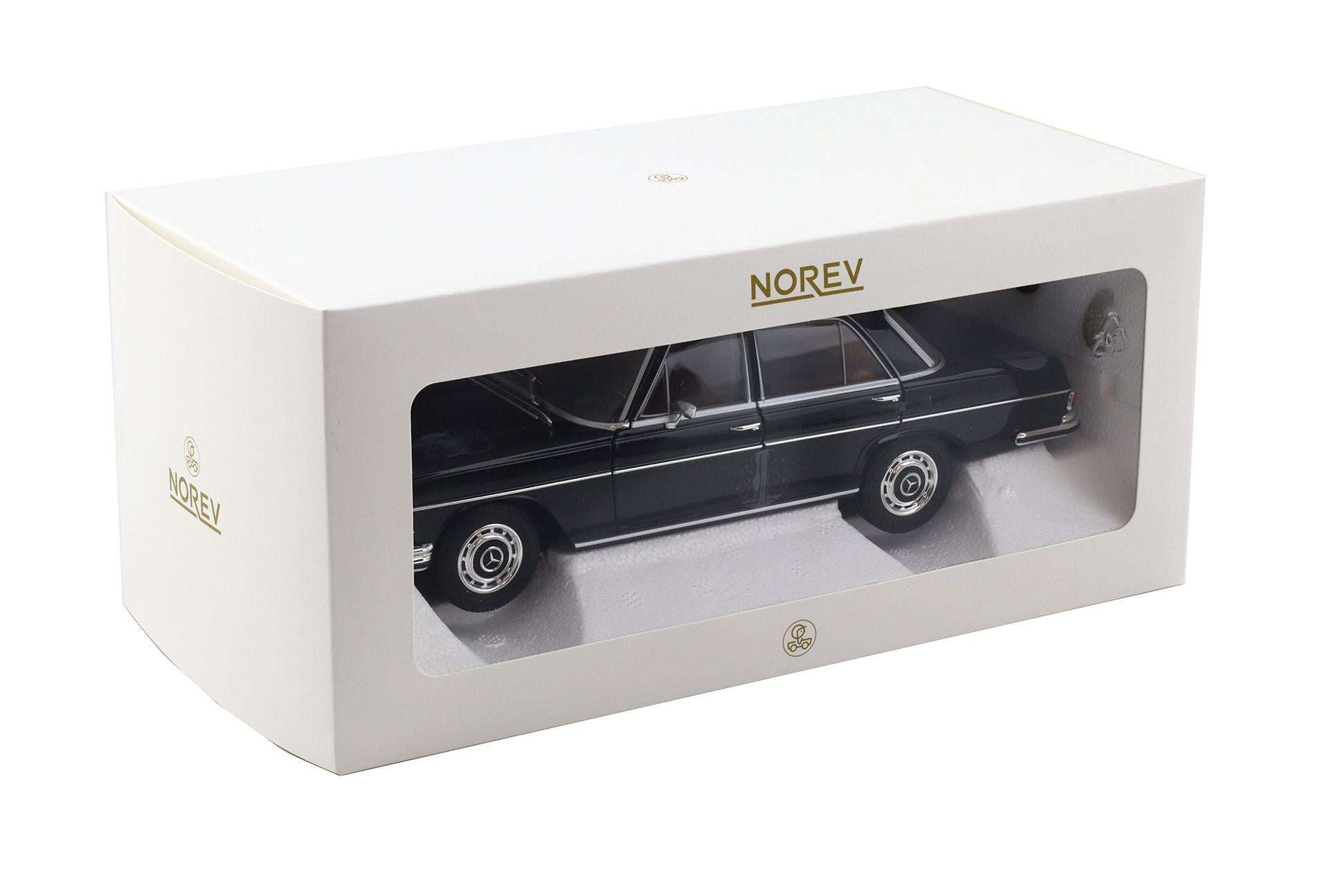 Norev 1968 Mercedes-Benz 280 SE W108 Black 1:18 Cartsfy Inc.