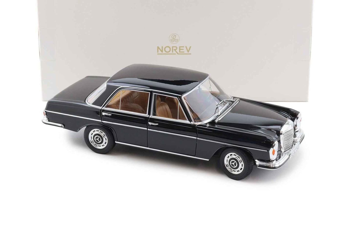 Norev 1968 Mercedes-Benz 280 SE W108 Black 1:18 Cartsfy Inc.