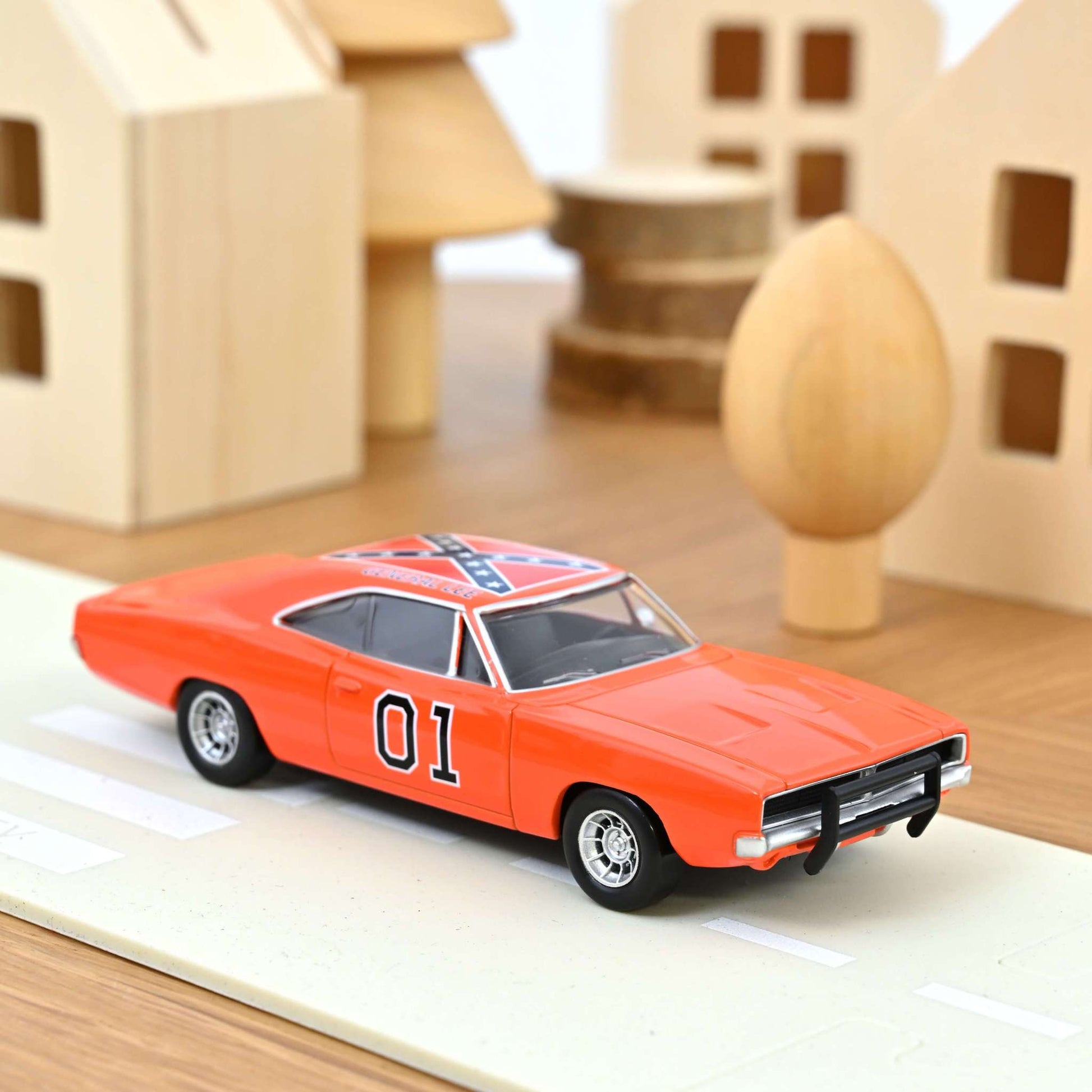 Norev 1969 Dodge Charger #01 General Lee Jet-Car Orange 1:43 Cartsfy Inc.