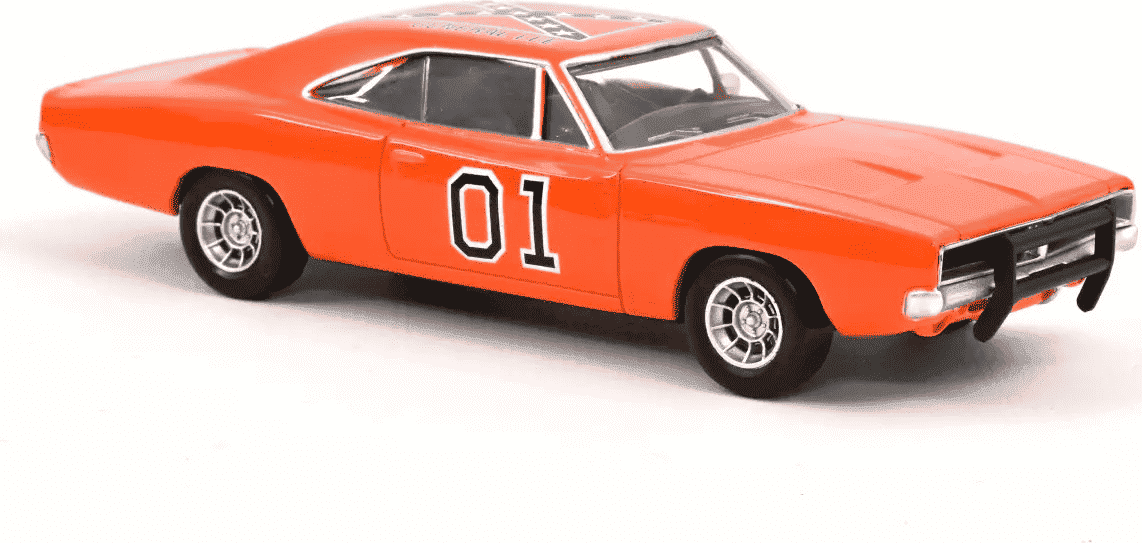 Norev 1969 Dodge Charger #01 General Lee Jet-Car Orange 1:43 Cartsfy Inc.