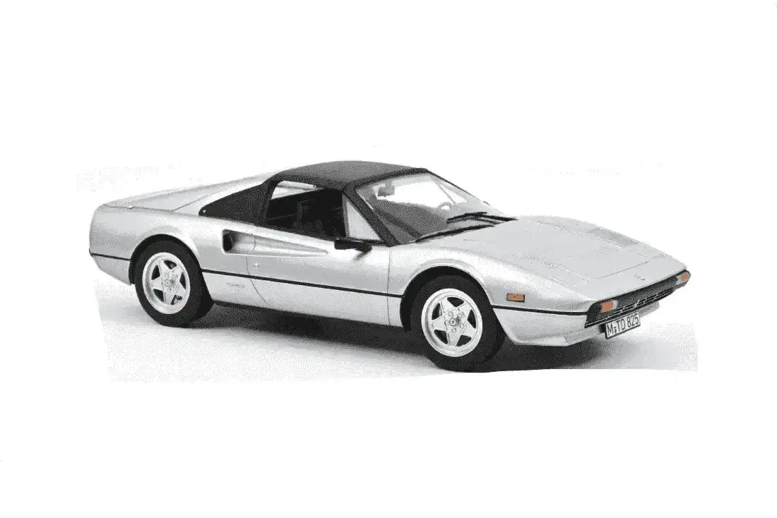 Norev 1982 Ferrari 308 GTS Silver Metallic 1:18 Cartsfy Inc.