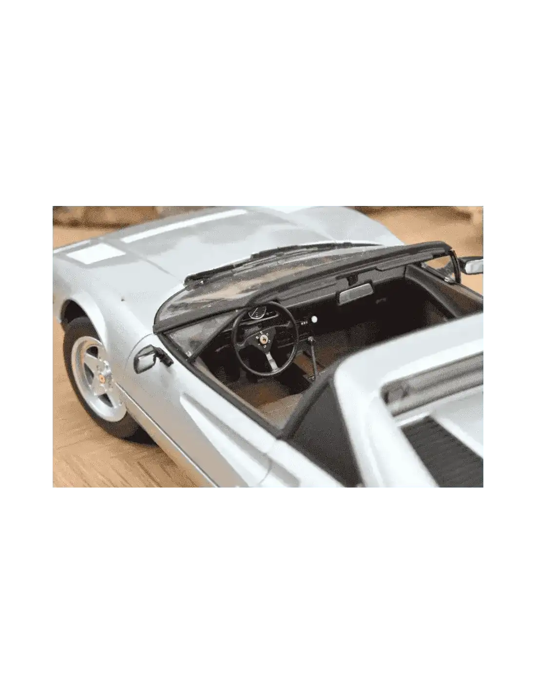 Norev 1982 Ferrari 308 GTS Silver Metallic 1:18 Cartsfy Inc.