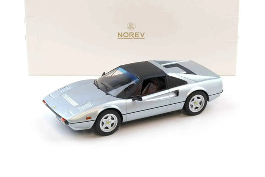 Norev 1982 Ferrari 308 GTS Silver Metallic 1:18 STM Diecast Default Title Default Title-