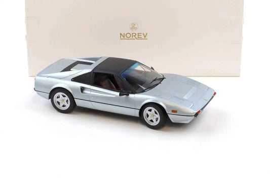 Norev 1982 Ferrari 308 GTS Silver Metallic 1:18 STM Diecast Default Title Default Title-