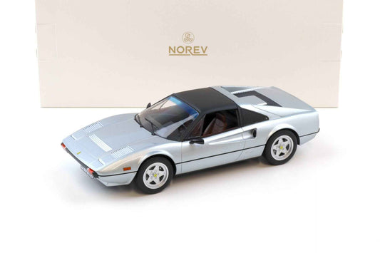 Norev 1982 Ferrari 308 GTS Silver Metallic 1:18 Cartsfy Inc.
