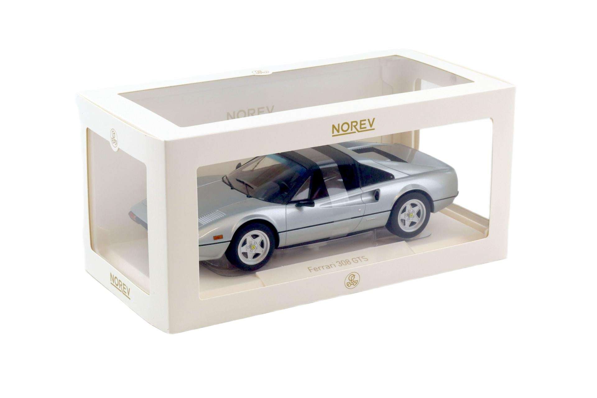 Norev 1982 Ferrari 308 GTS Silver Metallic 1:18 Cartsfy Inc.