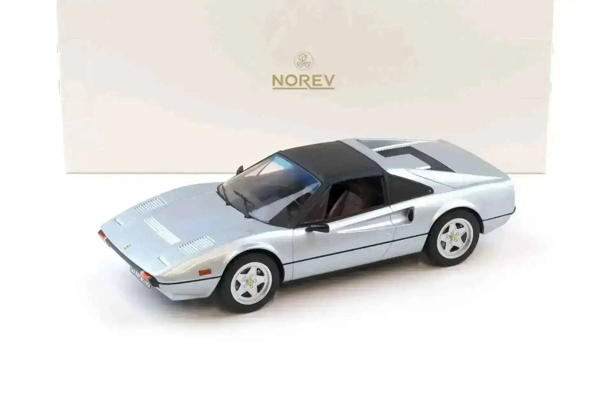 Norev 1982 Ferrari 308 GTS Silver Metallic 1:18 Cartsfy Inc.