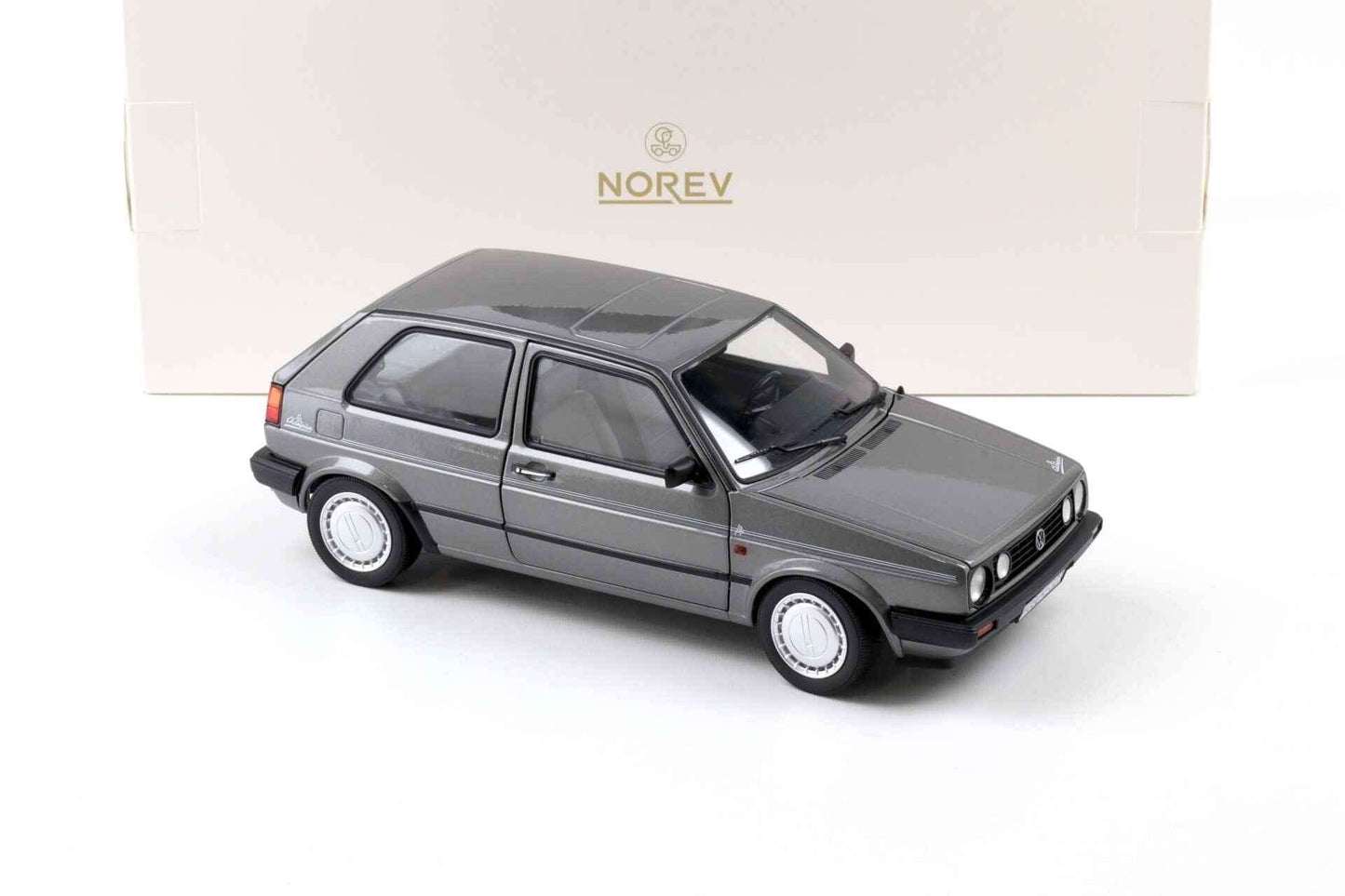 Norev 1989 VW Golf MK II Champion Grey Metallic 1:18 STM Diecast Default Title Default Title-