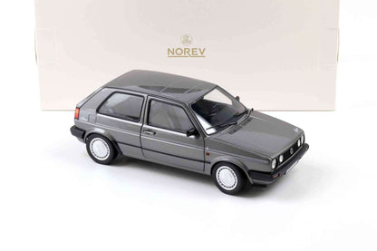 Norev 1989 VW Golf MK II Champion Grey Metallic 1:18 STM Diecast Default Title Default Title-