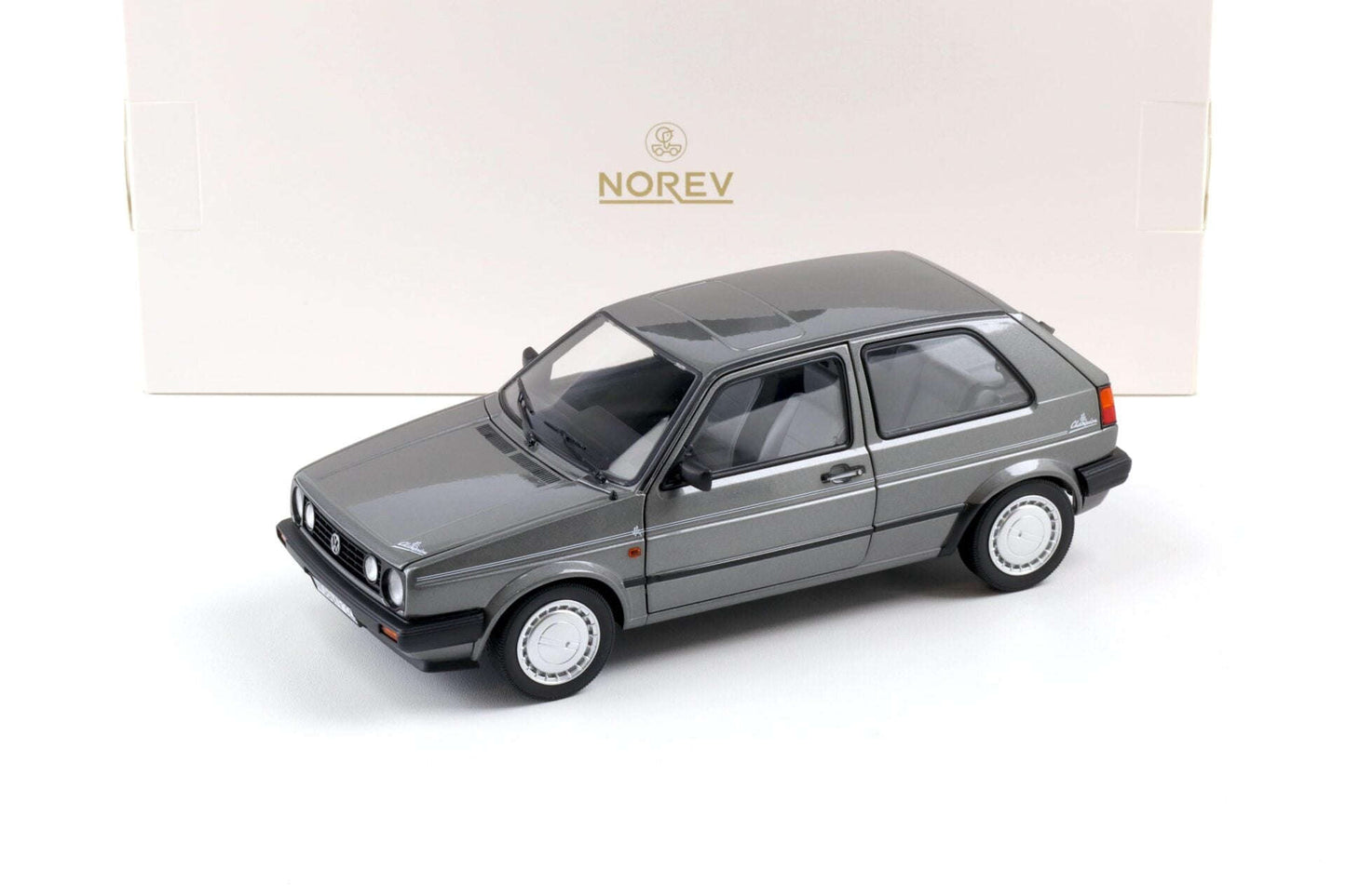 Norev 1989 VW Golf MK II Champion Grey Metallic 1:18 STM Diecast Default Title Default Title-