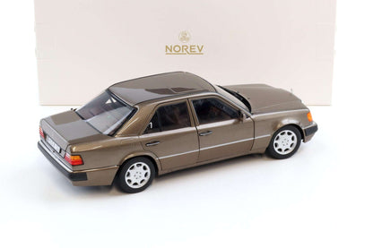 Norev 1990 Mercedes-Benz E Class 500E (W124) Impala Brown Metallic 1:18 Cartsfy Inc.