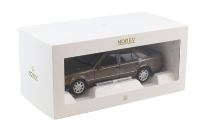 Norev 1990 Mercedes-Benz E Class 500E (W124) Impala Brown Metallic 1:18 Cartsfy Inc.