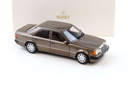 Norev 1990 Mercedes-Benz E Class 500E (W124) Impala Brown Metallic 1:18 Cartsfy Inc.