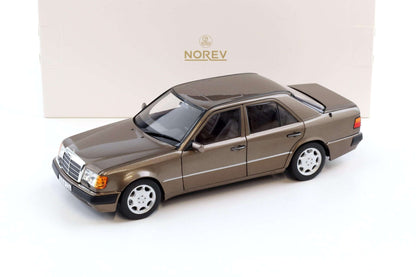 Norev 1990 Mercedes-Benz E Class 500E (W124) Impala Brown Metallic 1:18 Cartsfy Inc.