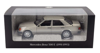 Norev 1990 Mercedes-Benz E Class 500E (W124) Smoke Silver 1:18 STM Diecast Default Title Default Title-