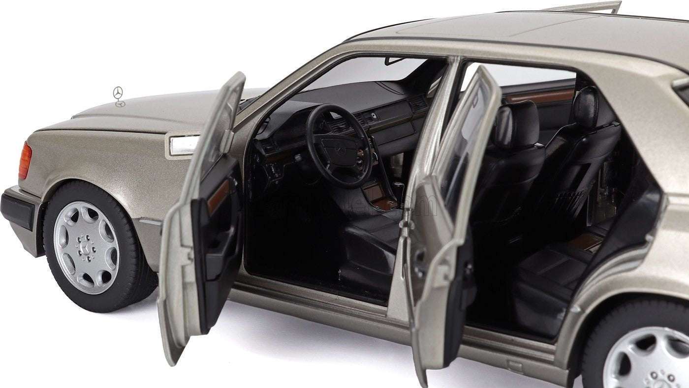 Norev 1990 Mercedes-Benz E Class 500E (W124) Smoke Silver 1:18 STM Diecast Default Title Default Title-