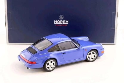 Norev 1990 Porsche 911 964 Carrera 4 Maritime Blue 1:18 LIMITED Cartsfy Inc.