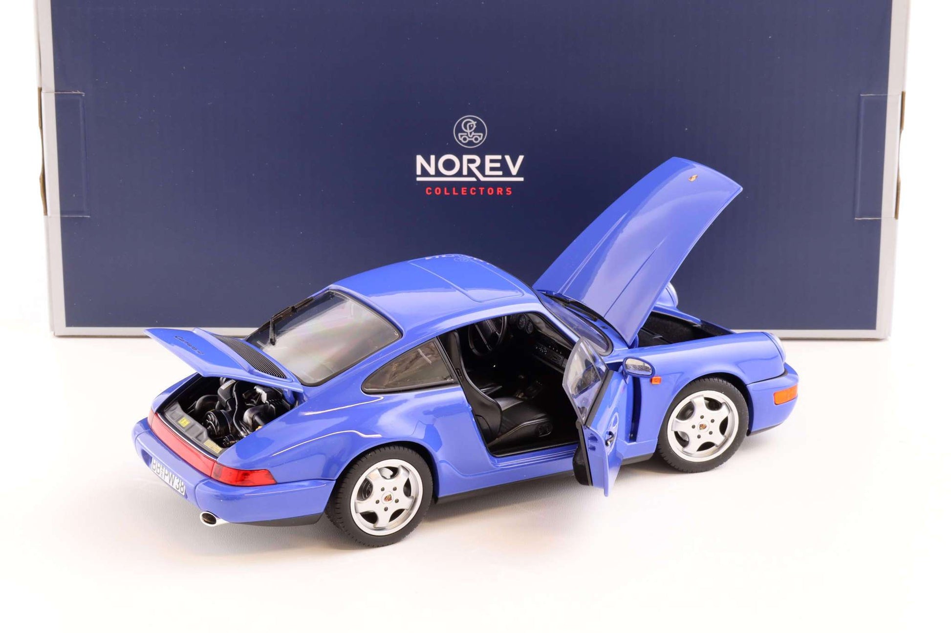 Norev 1990 Porsche 911 964 Carrera 4 Maritime Blue 1:18 LIMITED STM Diecast Default Title Default Title-