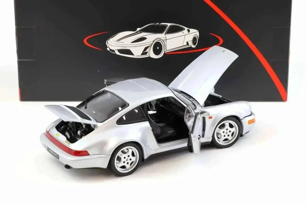 Norev 1993 Porsche 911 964 Carrera 4 WTL 30 Jahre Polar Silver 1:18 Cartsfy Inc.