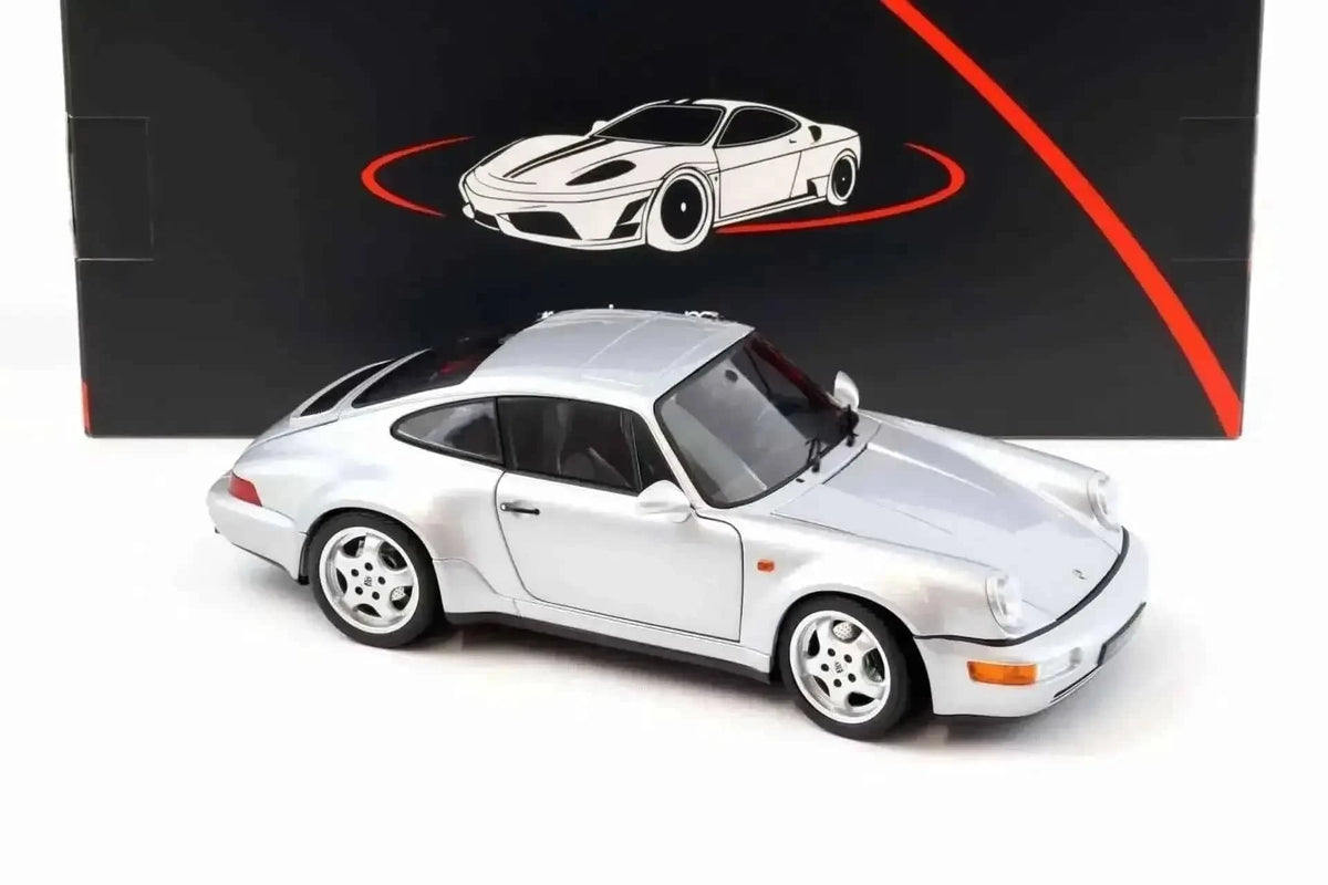 Norev 1993 Porsche 911 964 Carrera 4 WTL 30 Jahre Polar Silver 1:18 Cartsfy Inc.
