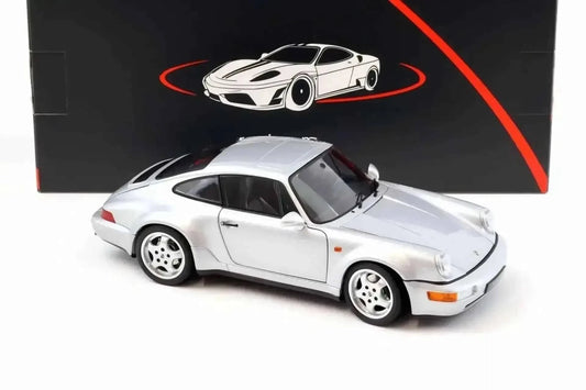 Norev 1993 Porsche 911 964 Carrera 4 WTL 30 Jahre Polar Silver 1:18 Cartsfy Inc.